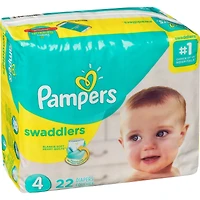PAMPERS SWADDLER S4 JUMBO 4/22