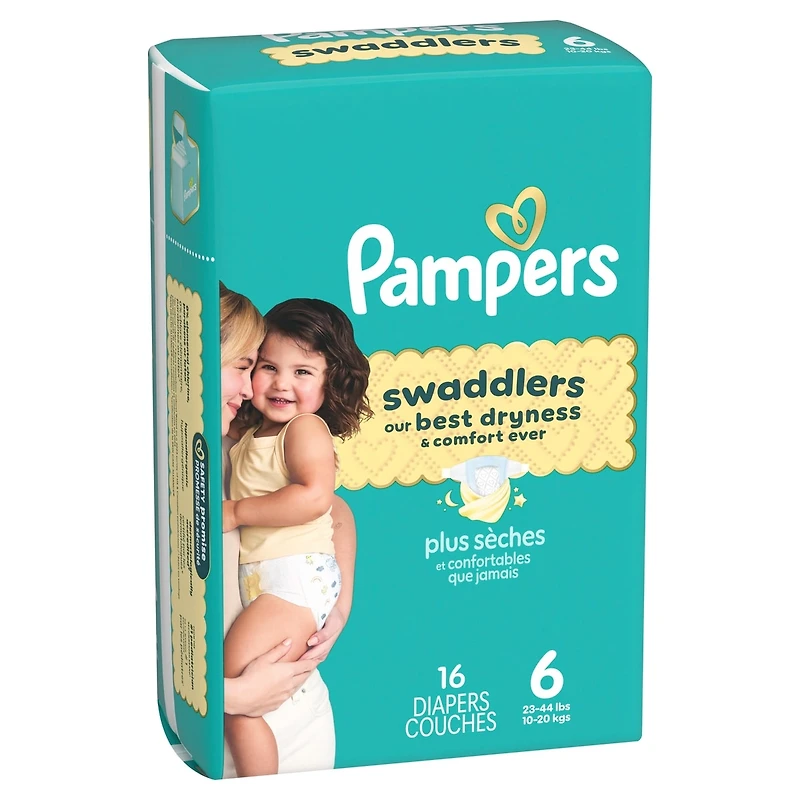 Couches Pampers Swaddlers, taille 4
