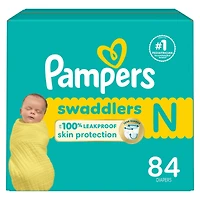 Pampers Swaddlers Newborn Diapers Size N