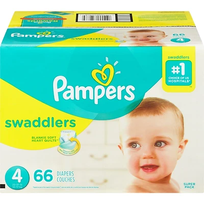Pampers Swaddlers Diapers Size 4 66 Count