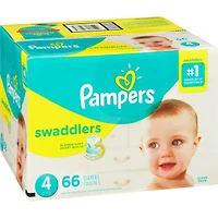 Pampers Swaddlers Diapers Size 4 66 Count