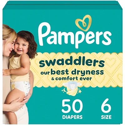 Swaddlers Active Baby Diapers Size 6 50 Count