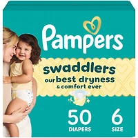 Swaddlers Active Baby Diapers Size 6 50 Count