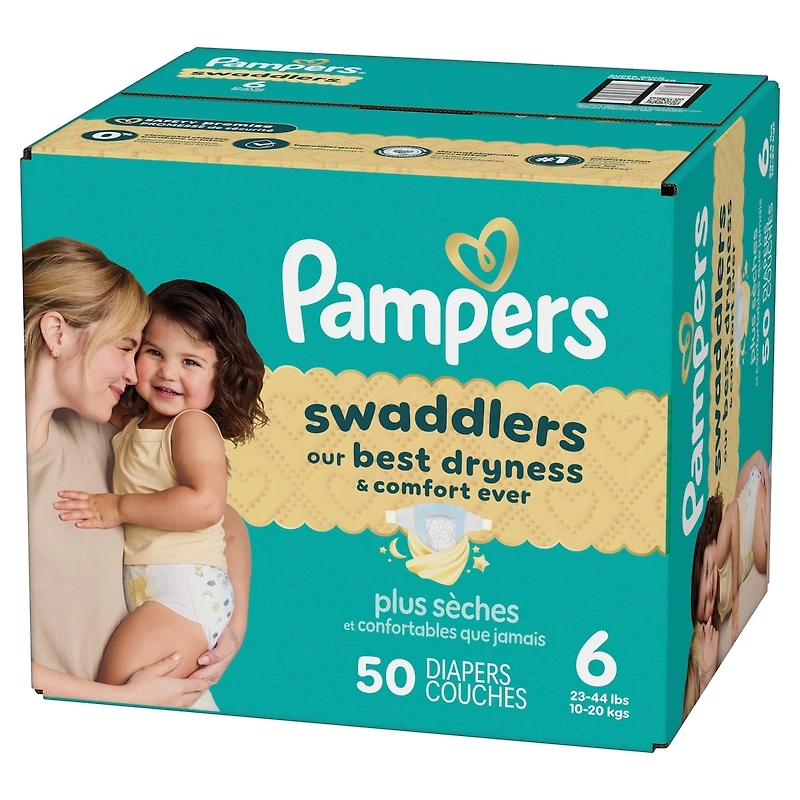 Pampers Swaddlers Active Baby Diapers Size 6 50 Count