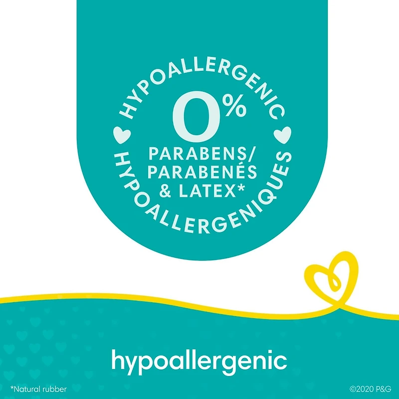 Lingettes pour bébés Pampers Sensitive, 6X boîtes distributrices, 336 lingettes