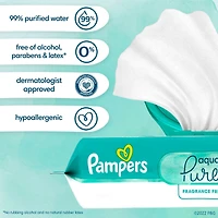 Aqua Pure Sensitive Baby Wipes 6X Pop-Top 336 Count