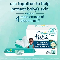 Aqua Pure Sensitive Baby Wipes 6X Pop-Top 336 Count