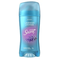 Secret Invisible Solid Antiperspirant and Deodorant, Lavender Scent, 73 grams