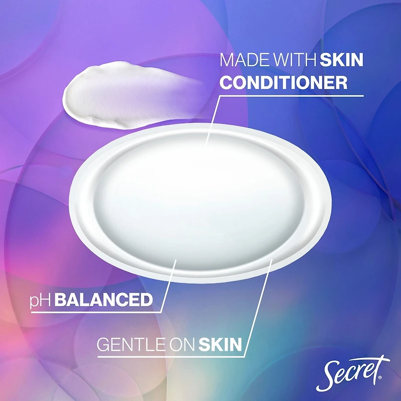 Secret Invisible Solid Antiperspirant and Deodorant, Lavender Scent, 73 grams