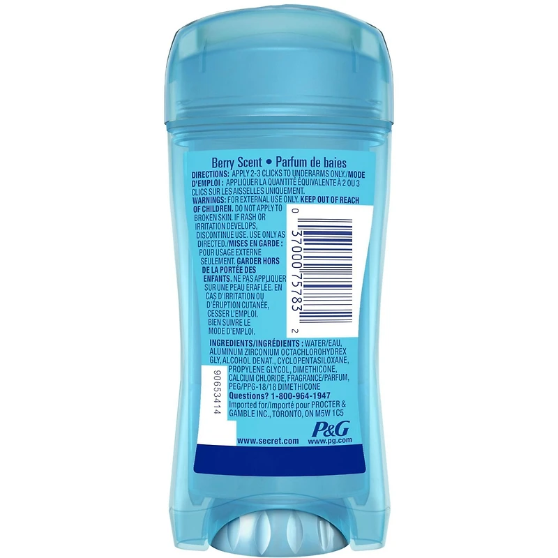 Antisudorifique et désodorisant gel clarté, parfum Baies