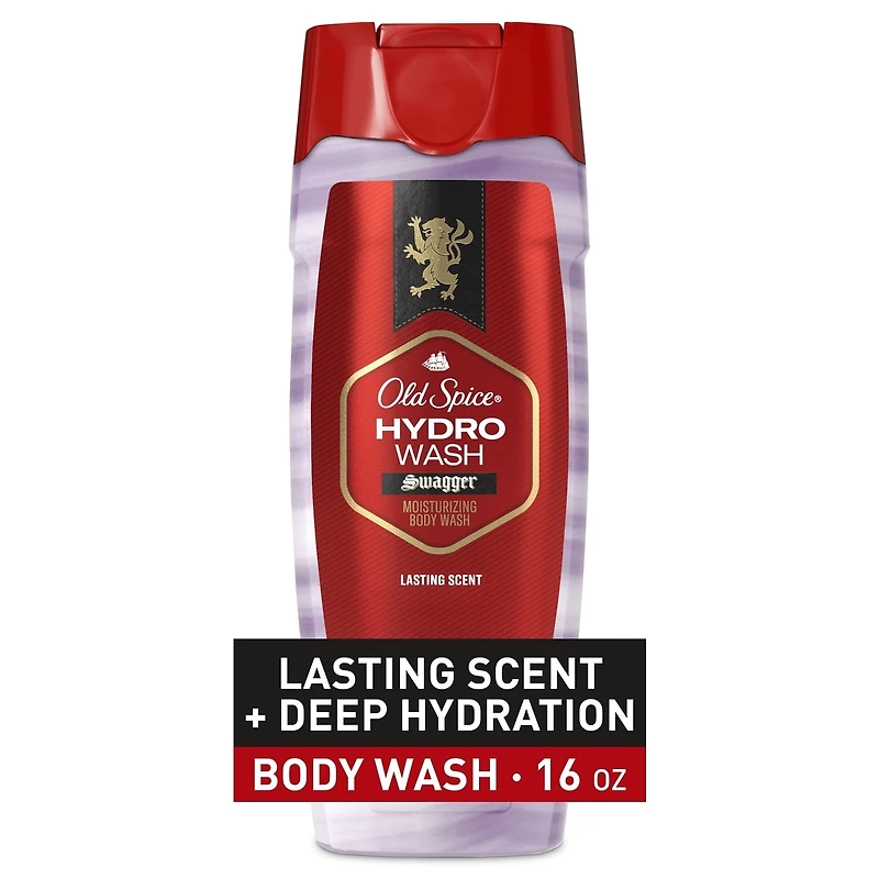 Old Spice Hydro Wash Hydrating Body Wash, Smoother Swagger, 473 mL