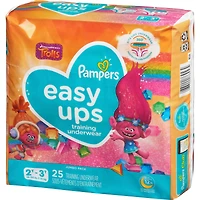 Pampers Easy Ups Training Underwear Girls Size 4 2T-3T 25 Count