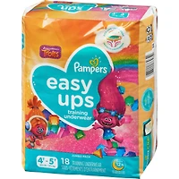 Pampers Easy Ups Training Underwear Girls Size 6 4T-5T