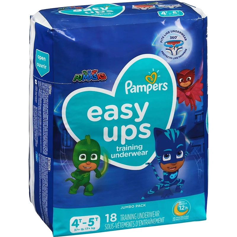 Pampers Easy Ups Training Underwear Boys Size 6 4T-5T