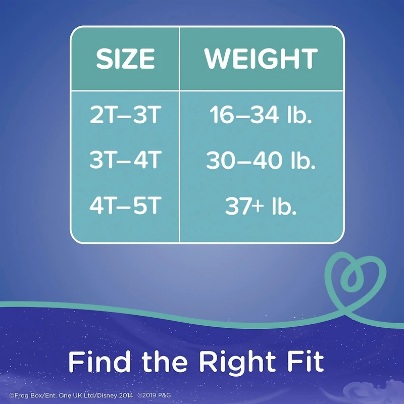 Pampers Easy Ups Training Underwear Boys Size 6 4T-5T