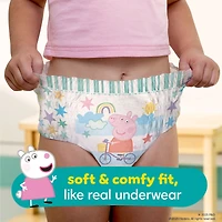 Sous-vêtements d’entraînement Pampers Easy Ups, taille 4 2T/3T, filles, 74 sous-vêtements
