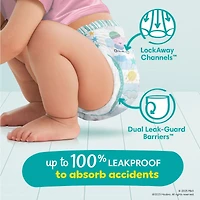 Sous-vêtements d’entraînement Pampers Easy Ups, taille 4 2T/3T, filles, 74 sous-vêtements