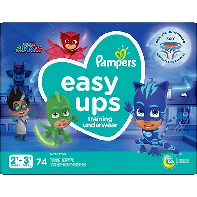 Easy Ups Training Underwear Boys Size 3 2T3T