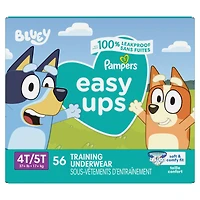 Pampers Easy Ups Training Underwear Boys Size 6 4T-5T 56 Count