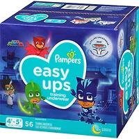 Pampers Easy Ups Training Underwear Boys Size 6 4T-5T 56 Count