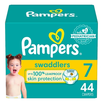 Pampers Swaddlers Active Baby Diaper Size 7 44 Count