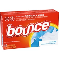Fabric Softener Dryer Sheets, Fresh Linen, 80 count
