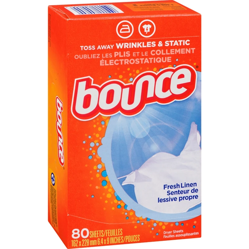 Fabric Softener Dryer Sheets, Fresh Linen, 80 count