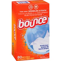 Fabric Softener Dryer Sheets, Fresh Linen, 80 count