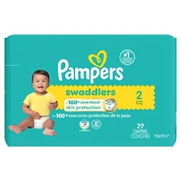 Couches Pampers Swaddlers, taille 4