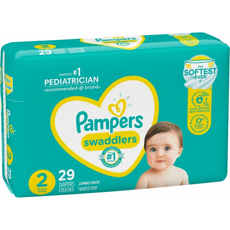 Pampers Swaddlers Diapers Size 2