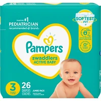 Pampers Swaddlers Active Baby Diaper Size 3