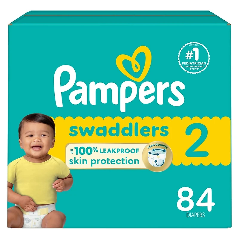 Couches Pampers Swaddlers, taille 4