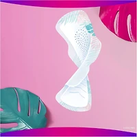 Serviettes Radiant Flexfoam pour adolescentes, degré d’absorption régulier, ailes, 14 u