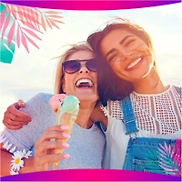 Serviettes Radiant Flexfoam pour adolescentes, degré d’absorption régulier, ailes, 14 u