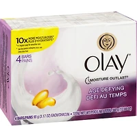 Olay Moisture Outlast Age Defying Beauty Bar 90 g, 4 count