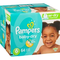 Pampers Baby-Dry Diapers Size Count