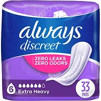 Serviettes d’incontinence et de post-partum, régulières, degré d’absorption très abondant, pour femmes, 33 serviettes