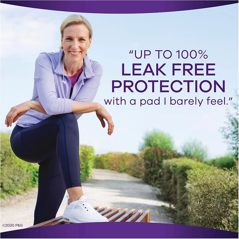 Discreet Heavy Long Incontinence Pads, 39 Count