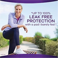 Discreet Heavy Long Incontinence Pads, 39 Count