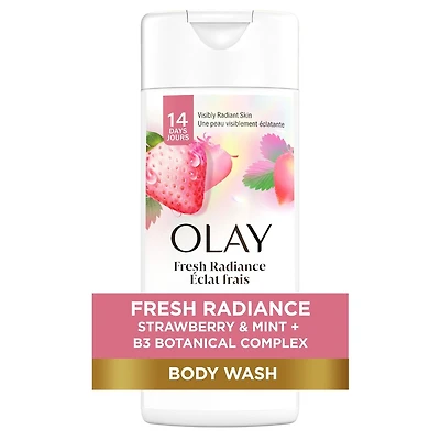 Nettoyant pour le corps Olay Fresh Outlast Fraise blanche rafraîchissante et menthe, 89 mL