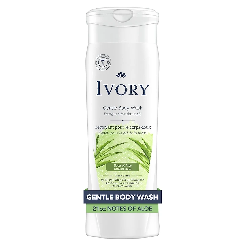 Ivory Body Wash Aloe Scent 621 mL
