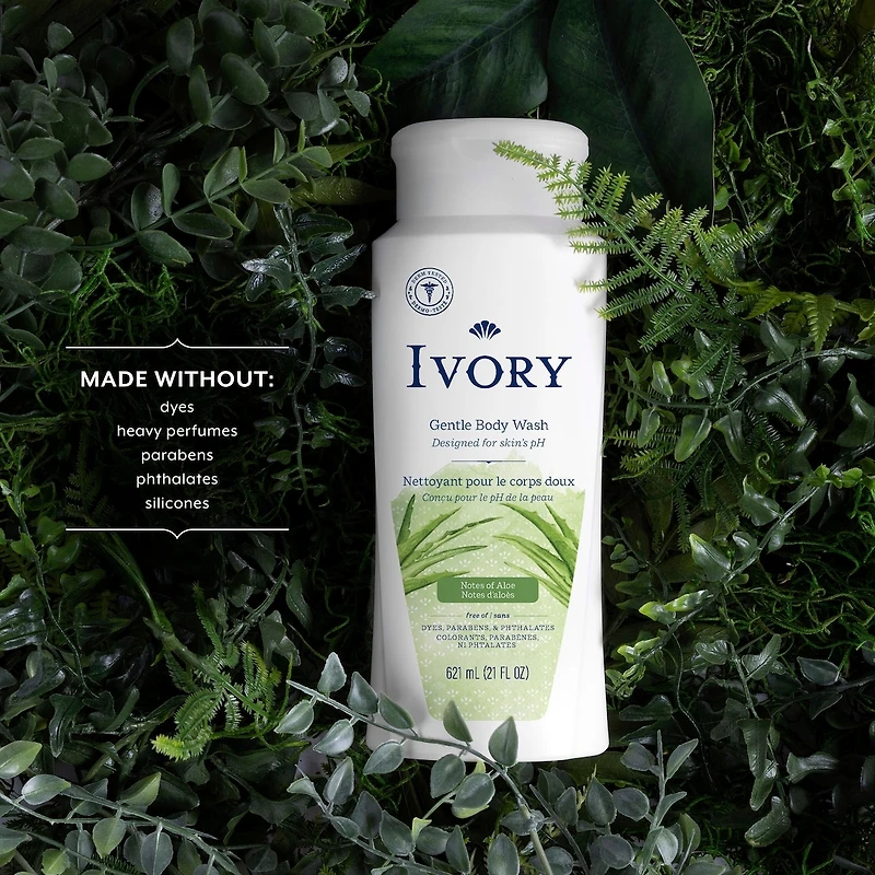 Ivory Body Wash Aloe Scent 621 mL