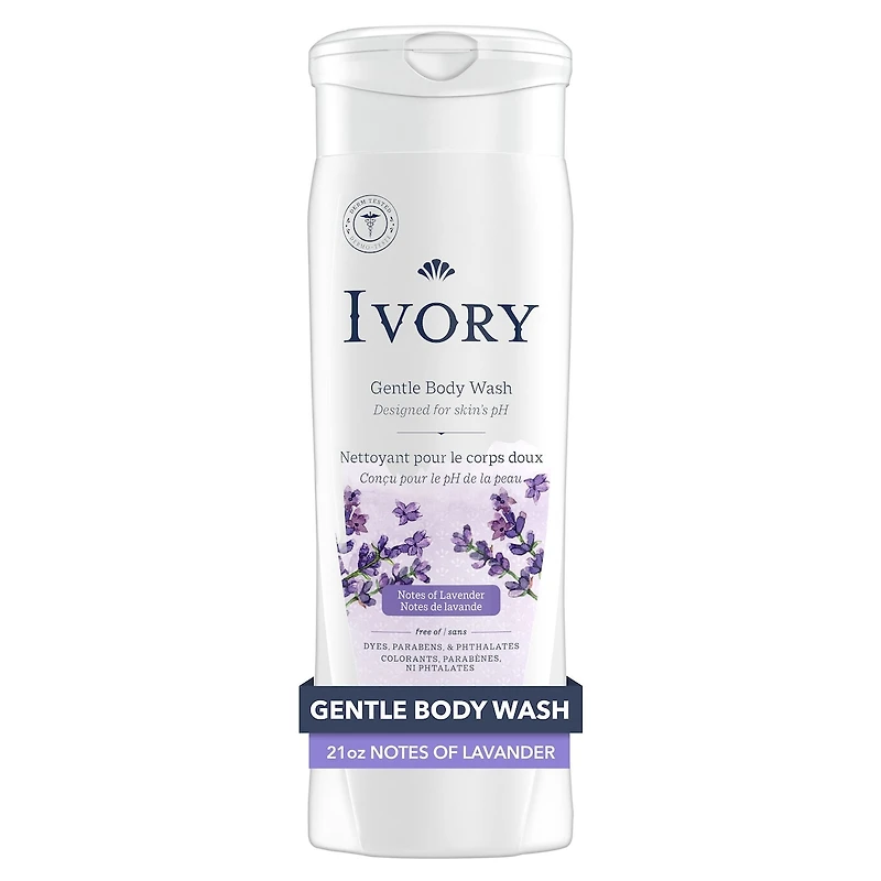 Ivory Body Wash Lavender Scent 621 mL