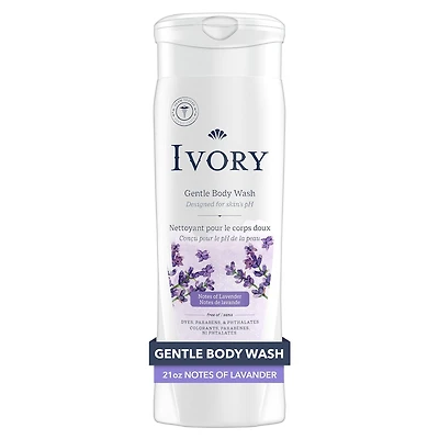 Ivory Body Wash Lavender Scent 621 mL