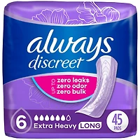 Incontinence Pads for Women and Postpartum Pads, Extra Heavy Long, up to 100% Bladder Leak Protection