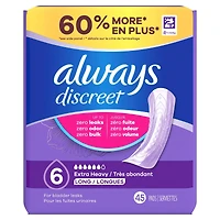 Incontinence Pads for Women and Postpartum Pads, Extra Heavy Long, up to 100% Bladder Leak Protection