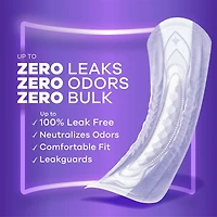 Incontinence Pads for Women and Postpartum Pads, Extra Heavy Long, up to 100% Bladder Leak Protection