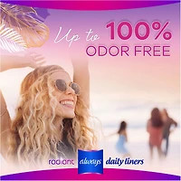 Protège-dessous quotidiens Radiant, degré d’absorption régulier, non parfumés, 48 unités