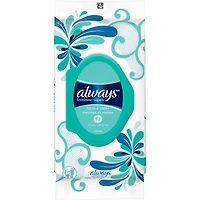 Paquet souple de lingettes pour femmes Always, Fraîches et nettes, 32 lingettes