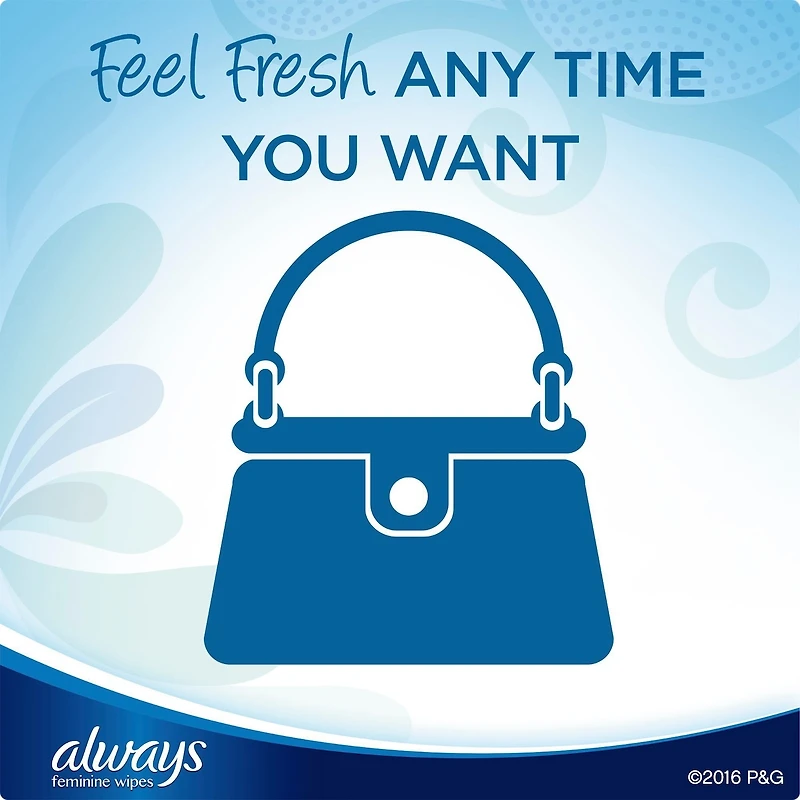 Always Feminine Wipes, Fresh & Clean, Soft Pack, 32 Count